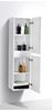 Picture of Milan WHITE Side Cabinet, 2 doors, 1500 H x 400 L, FREE delivery to JHB and Pretoria