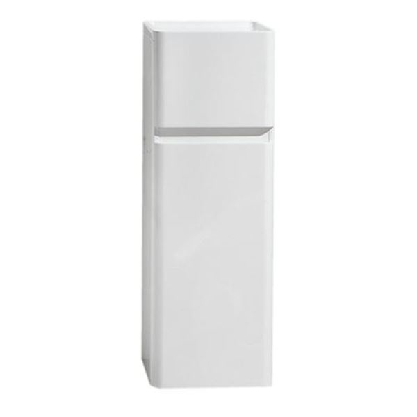 Picture of Milan WHITE Compact Side Cabinet, 1 door & 1 drawer, 750 H x 350 L x 300 D, FREE delivery to JHB & Pretoria