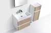 Picture of Milan 600 mm BLACK & WHITE Bathroom cabinet SET, 2 drawers, FREE delivery to JHB & PRETORIA