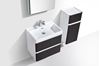 Picture of Milan 600 mm BLACK & WHITE Bathroom cabinet SET, 2 drawers, FREE delivery to JHB & PRETORIA