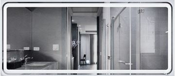 Picture of Luxurious  Double LED Mirror 1400 x 600 mm H with touch up light switch, FREE delivery to JHB & Pretoria