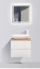 Picture of Lazio 600 mm Bathroom cabinet with 2 drawers, wooden countertop and basin, FREE delivery to JHB and Pretoria