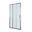 Picture of JHB SALE Chrome plated frame Tri Slider  3 panels Shower Door, 900 x 1850 mm H, 5 mm tempered glass