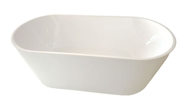 Picture of JHB Bijiou Champagne freestanding oval bath 1700 x 800 x 600 mm H