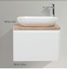 Picture of Lazio 600 mm Bathroom cabinet with 1 drawer, wooden countertop and basin, FREE delivery to JHB and Pretoria