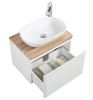 Picture of Lazio 600 mm Bathroom cabinet with 1 drawer, wooden countertop and basin, FREE delivery to JHB and Pretoria