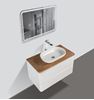 Picture of Lazio 900 mm Bathroom cabinet with 2 drawers, wooden countertop and basin, DELIVERED to MAIN Cities