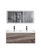 Picture of Milan 1200 mm GREY and WHITE bathroom cabinet SET, 1 drawer, DELIVERED to MAIN Cities