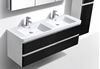 Picture of Milan 1200 mm WHITE double bathroom cabinet SET, 2 drawers, FREE delivery to JHB and Pretoria 