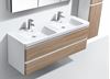 Picture of Milan 1200 mm WHITE double bathroom cabinet SET, 2 drawers, FREE delivery to JHB and Pretoria 