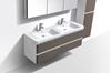 Picture of Milan 1200 mm WHITE double bathroom cabinet SET, 2 drawers, FREE delivery to JHB and Pretoria 