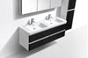 Picture of Milan 1200 mm WHITE OAK and White bathroom cabinet SET, 4 drawers, DELIVERED to MAIN cities