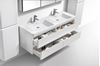 Picture of Milan 1200 mm WHITE OAK and White bathroom cabinet SET, 4 drawers, DELIVERED to MAIN cities