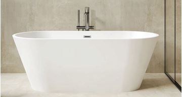 Picture of NOVA Freestanding bath 1680 x 800 x 580 mm H, FREE delivery to JHB and Pretoria