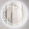 Picture of Round LED Bathroom Mirror 600 mm diameter, Frost design, Touch up Light Switch 