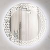 Picture of Round LED Mirror 600 mm diameter, Frost design, Touch up Light Switch 