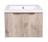 Picture of JHB Sale Bijiou Nautique OAK finish Bathroom Cabinet with fluted design, 500 mm L 