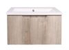 Picture of JHB Sale Bijiou Nautique OAK finish Bathroom Cabinet with fluted design, 600 mm L 