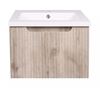 Picture of Cape Town Sale Bijiou Nautique OAK finish Bathroom Cabinet with fluted design, 500 mm L 