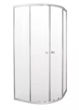 Picture of JHB Entree Quadrant Shower Enclosure 900 x 900 x 1850 mm,  Bright Chrome rails