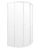 Picture of JHB Entree Quadrant Shower Enclosure 900 x 900 x 1850 mm, WHITE epoxy rails